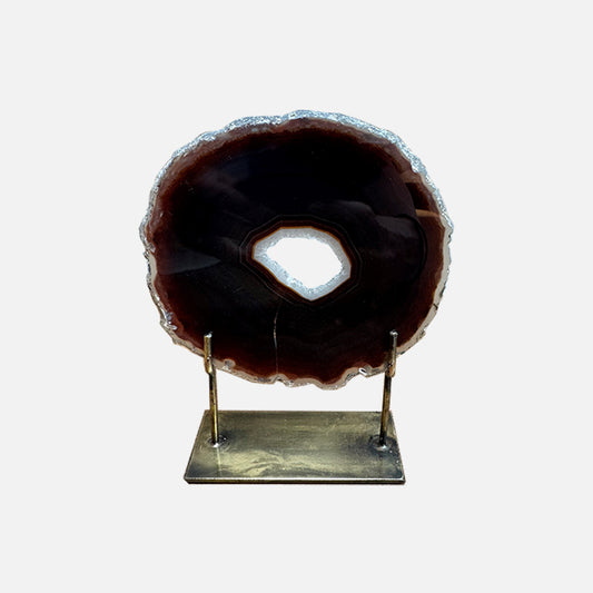 Agate Mineral - Small Black