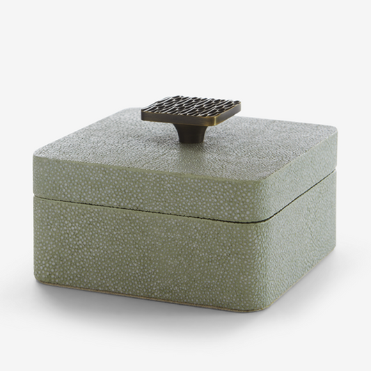 Shagreen Box Mini - Sage