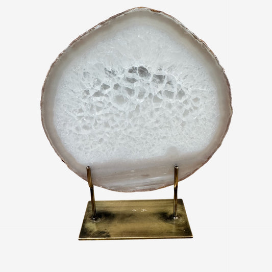 Agate Mineral - Medium Neutral/Grey