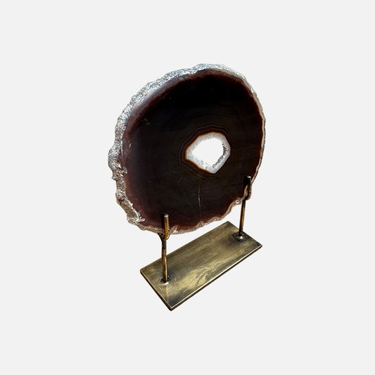 Agate Mineral - Small Black